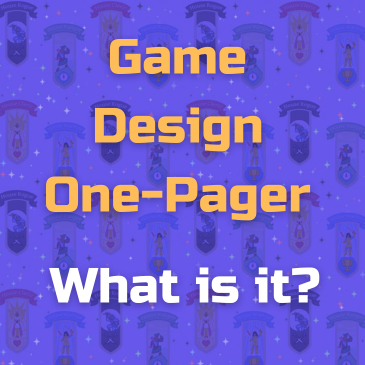 game design one pager